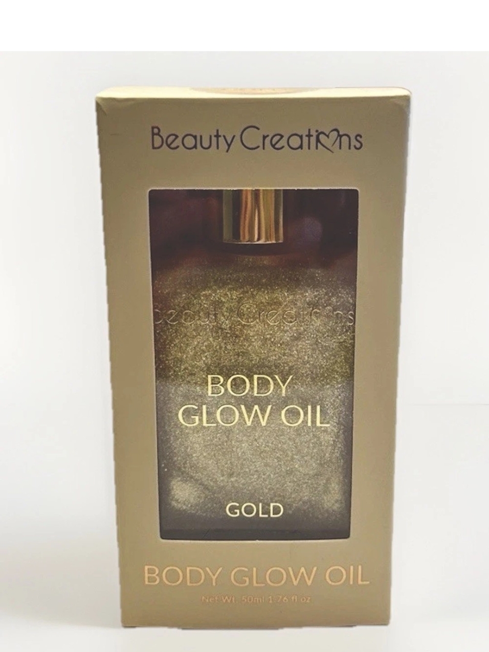 Beauty Creations Gold Shimmer Body Glow Oil